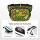 thumbnail image 5 of Fotbe Camping 1 Cangurera Cuadrada con Estampado de Doble Capa, Bolsa de Cintura Ajustable Mini para Hombres y Mujeres, 5 of 9