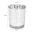 thumbnail image 3 of Juego de Portavelas de Cristal para Decoración de , Estilo Brillante 2 piezas, 3 of 8