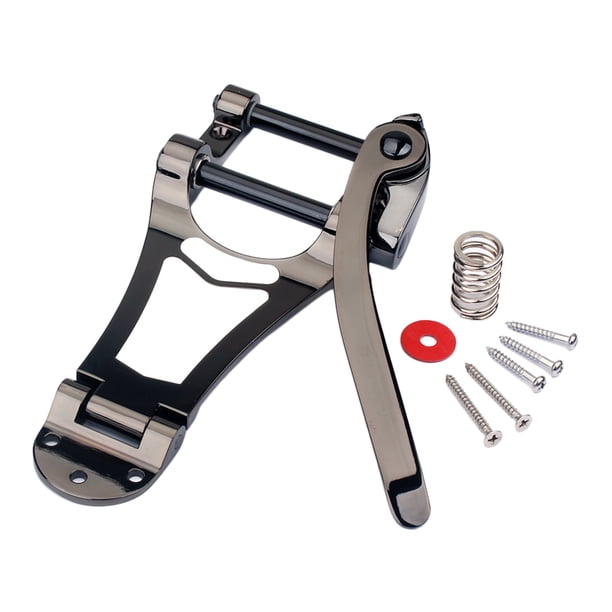 Nuevo Vibrato Trémolo Puente para Archtop Hueco Semi Guitarra de LP Accesorios de Instrumentos Musicales Negro Hugo Puente de vibrato trémolo