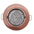 thumbnail image 4 of Ensemble de 4 Downlights Encastrés en Laiton pour Plafond et Downlight Inclinable GU1 Mains, 4 of 11