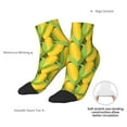 thumbnail image 6 of Rateoe Corn 1 Pattern Quarter Crew Socks,Toe Seamed Ankle Socks,Cotton Cushioned Breathable Athletic Crew Sports Socks, 6 of 7