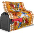 thumbnail image 4 of Fall Cardinal Mailbox Covers Magnetic Standard Size 18" X 21" Autumn Birds Mailbox Covers Hello Fall Mailbox Wraps Post Letter Box Cover Buffalo Buffalo Plaid Decor for Outdoor, 4 of 6