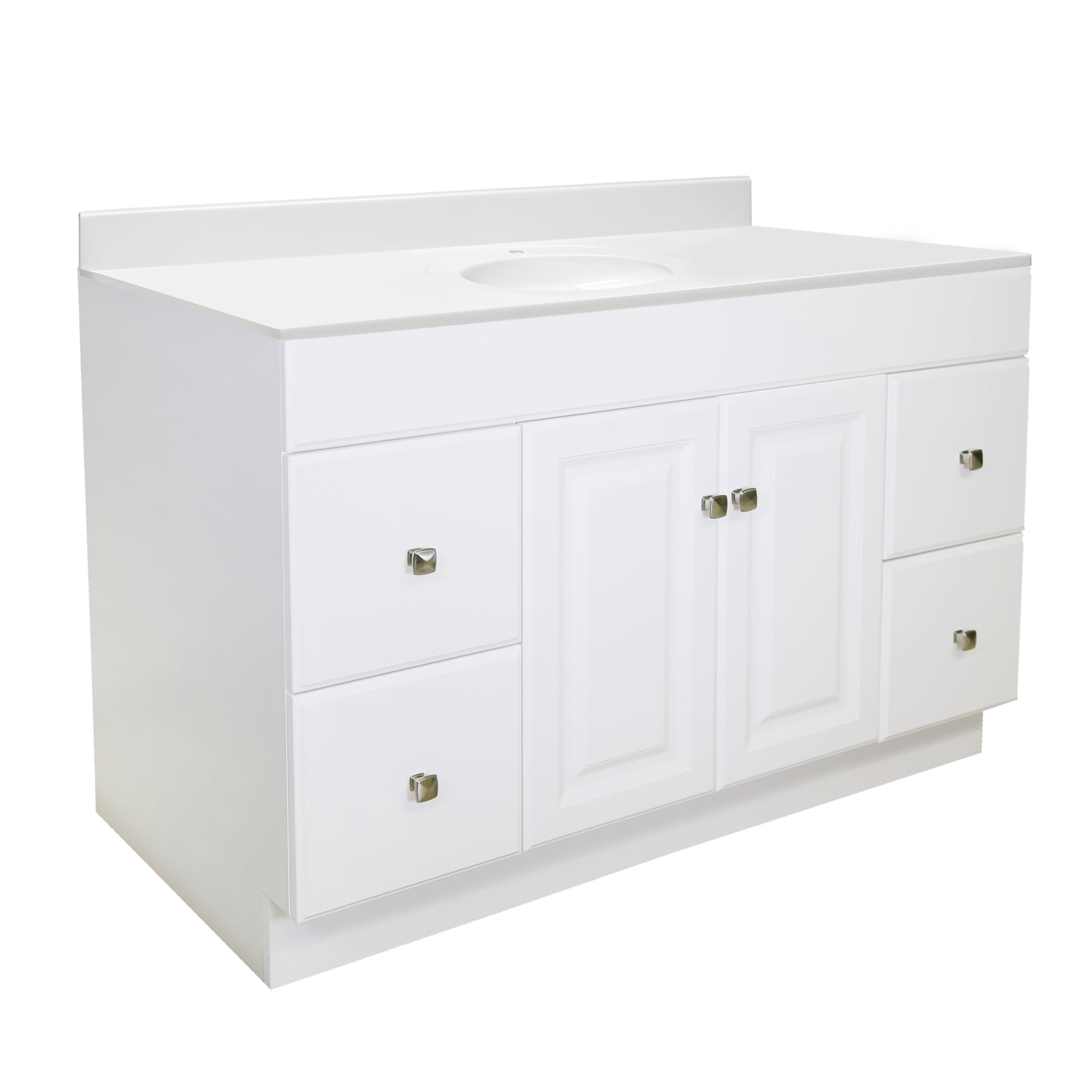 Design House Wyndham 49 inch Unassembled 2Door 4Drawer Bathroom