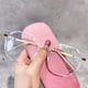 thumbnail image 1 of Gafas para miopía de estilo artístico con protección contra la luz azul, de color transparente, multifuncionales y versátiles., 1 of 6