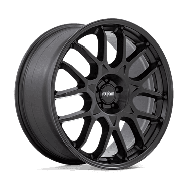 Rotiform 1PC Cast Aluminum Rim R195 21X10.5 5X112 MT-BLK 10MM, R195210544 10