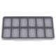 thumbnail image 2 of Caja de pesca con mosca de 185x103x13mm, caja de anzuelo delgada transparente con 12 compartimentos magnéticos Wdftyju Libre de BPA, 2 of 8