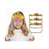 Kids Face Shields Character and Animal Themed 3 Pack, Crown, Size: Child