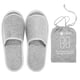 thumbnail image 1 of Zapatillas abiertas de viaje Zapatillas plegables portátiles Zapatillas de viaje de negocios para hotel en casa (gris), 1 of 5