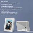 thumbnail image 2 of Aura AF200-WHT Mason 9" LCD Wi-Fi Digital Photo Frame - White Quartz, 2 of 6