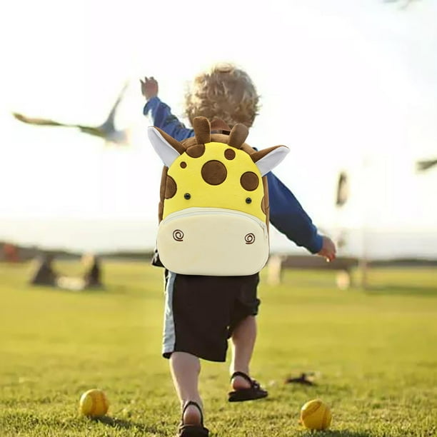 Mochila de infantil - Mochila infantil mona con tirantes acolchados, espacio de almacenamiento, diseño ligero, 26x24x10cm