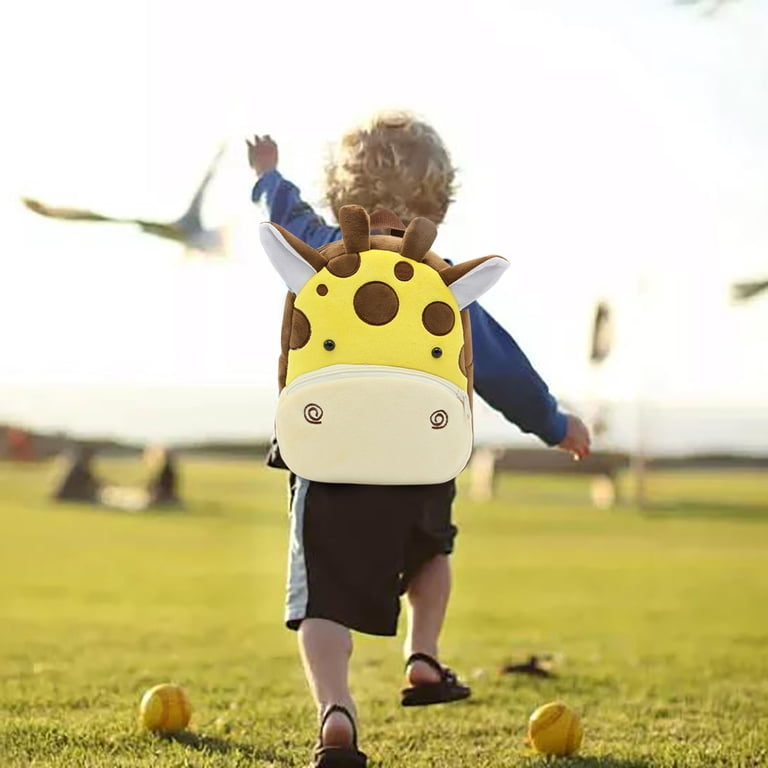 giraffe mini backpack Back Pack Toddler Backpack with Plush Giraffe Stuffed Toy SMALL Preschool by Naturally KIDS Xfvqtps Backpack Cute AnimaBookbag ls