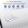 thumbnail image 4 of Filtro de carbón activado H13 Hepa + de 360° Combi Glass de repuesto para purificador de aire Dyson TP07 TP10 TP06 HP06 TP04 HP02 PH01 PH03 PH04 HP09 TP09 HP07 HP10, 4 of 8