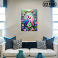 thumbnail image 2 of 500 pieces of vertical paper jigsaw puzzle - two lovebirds, size 15*20.5 inches., 2 of 10
