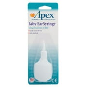 Carex Apex Baby Ear Syringe for Cleaning and Administering Medication, Soft Small Tip, 1 Each