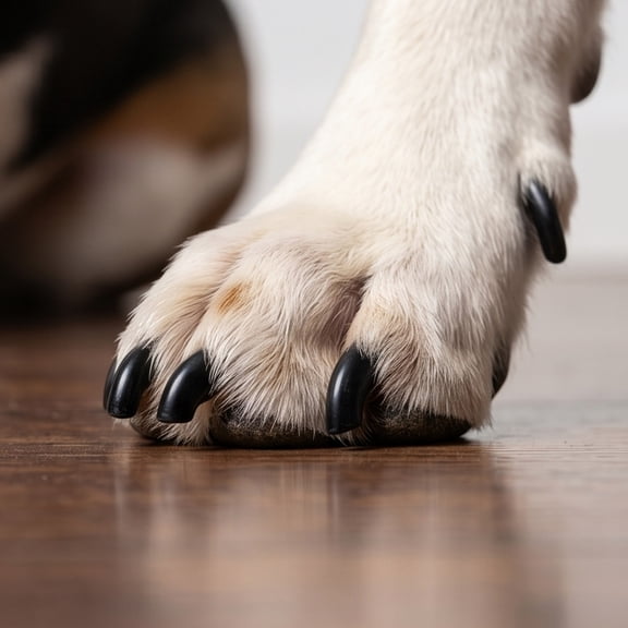 AuroraX Pet Nail Caps for Dogs and Cats Claw Protectors for Furniture Soft Multi-Color Easy to Apply Scratch-Proof Pet Supplies for Indoor Use Black National Dog Day International Cat Day