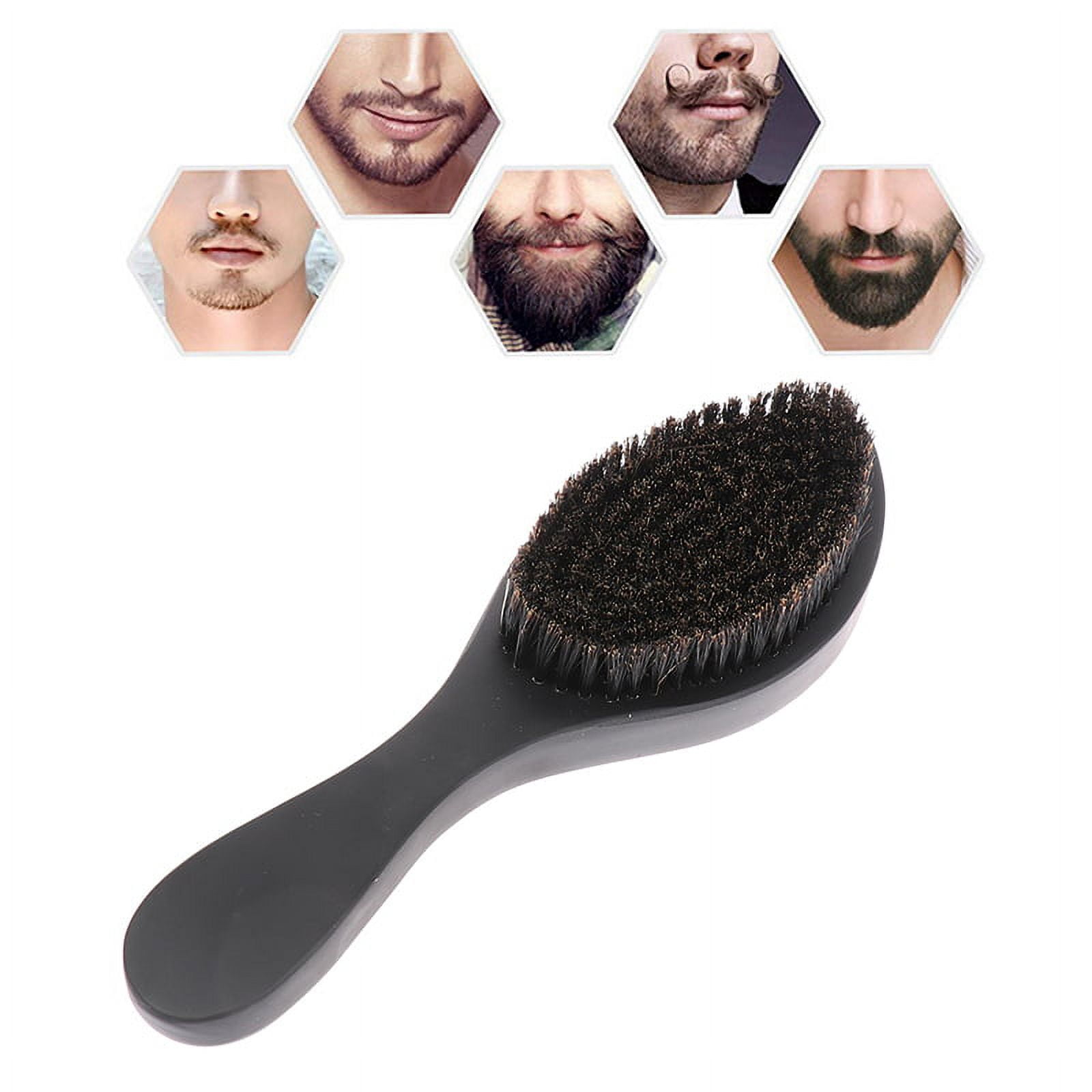 Curved Soft Boar Bristle Wave Hair Brush Wooden Handle Premium Magic Wave Br WA
