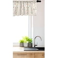 thumbnail image 3 of Ambesonne Geometric Window Valance, Irregular Triangles Print, 54" X 18", Eggshell and Multicolor, 3 of 3