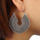 thumbnail image 4 of Pendientes colgantes de metal Yashi dorado y plateado 6498-plata, 4 of 4