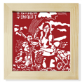 thumbnail image 1 of China Paper Cutting Teachers' Day Square Picture Frame Wall Tabletop Display, 1 of 3