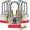 6PACK Long Shackle, variant on General 12 Keyed Alike Padlocks with 2" Long Shackle, 24 Keys - Padlocks for Outdoor Use, Locks with Keys, Hardened Steel Case, Pick Resistant Brass Pin Cylinder for Hasp Latch, Locker, Gate