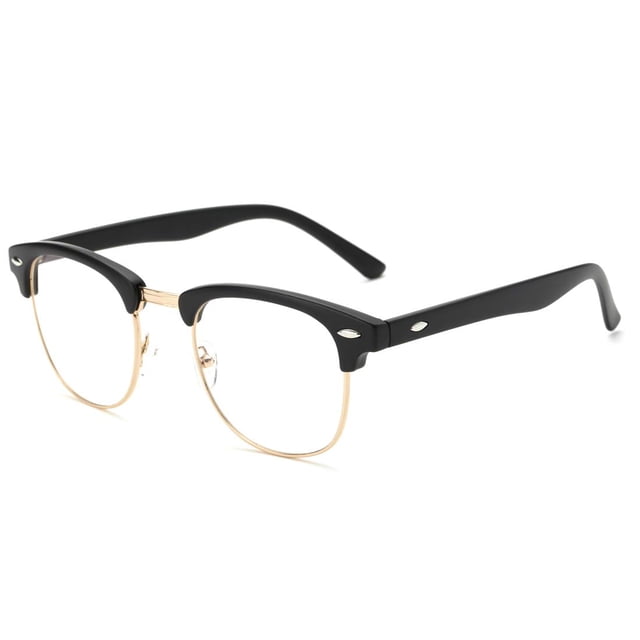 Pro Acme Gafas Semi Aro para Bloqueo de Luz Azul Color Negro Mate