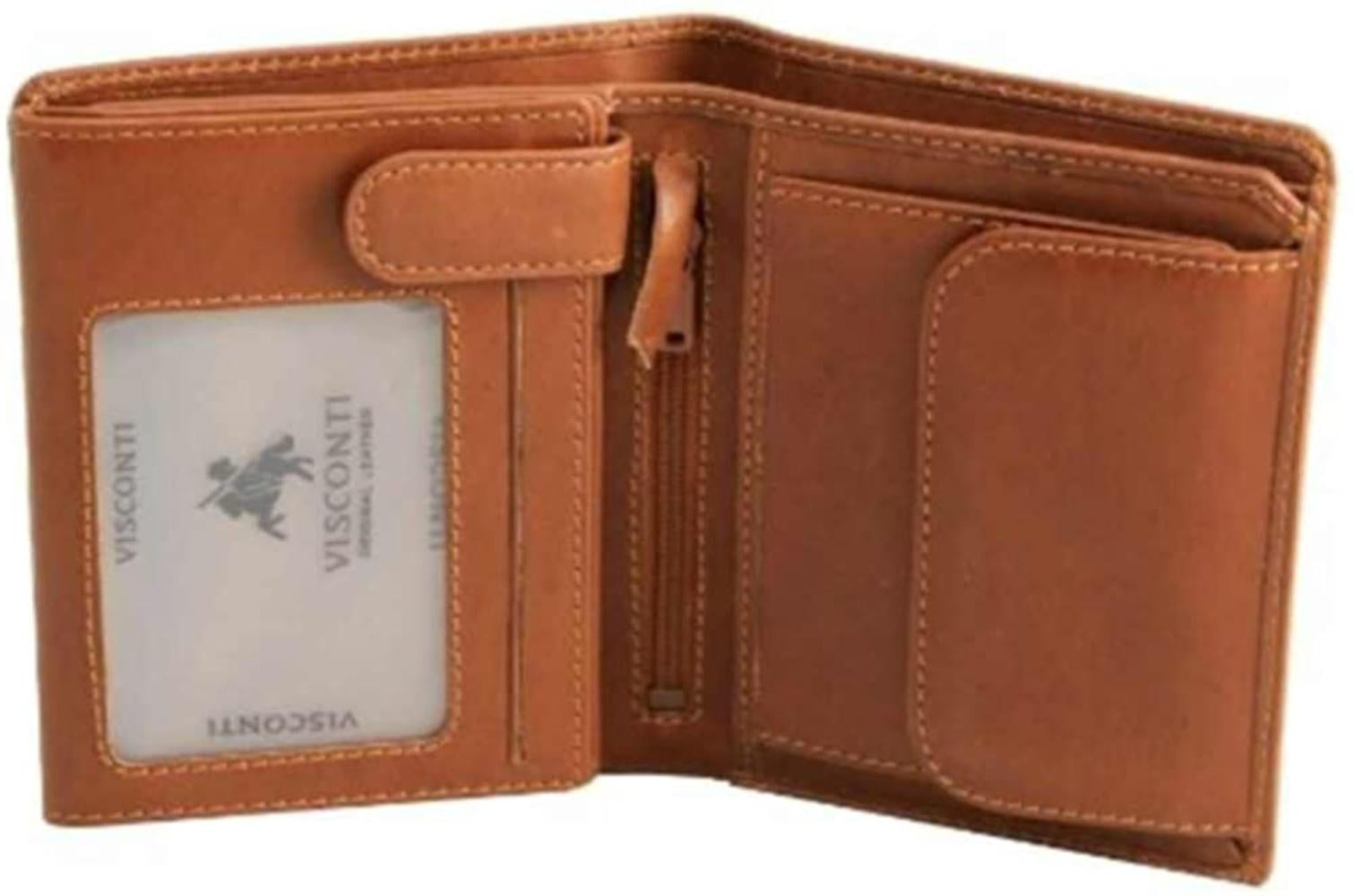 Visconti Oiled Leather BLADE Wallet 710 with RFID Protection 