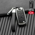 thumbnail image 6 of Car key cover case skin holder set protector fob for Changan CS75 EADO CS35 RAETON CS15 V3 V5 V7 2button remote key Holder Shell, 6 of 10