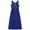 Royal Blue, variant on Yeahdor Kids Girls Chiffon Beaded Party Gown Ruched V Neck Sleeveless Flower Girls Dress Wedding Bridesmaid Dresses