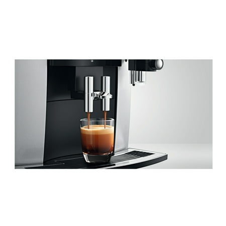 Jura - S8 Automatic Coffee Machine with One Touch Espresso and Cappuccino - Moonlight Silver