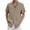 A-Khaki187, variant on SONXAHE Men's Solid Short-Sleeve Dress Shirt Smart-Casual Office Everyday Button-Down Blouse