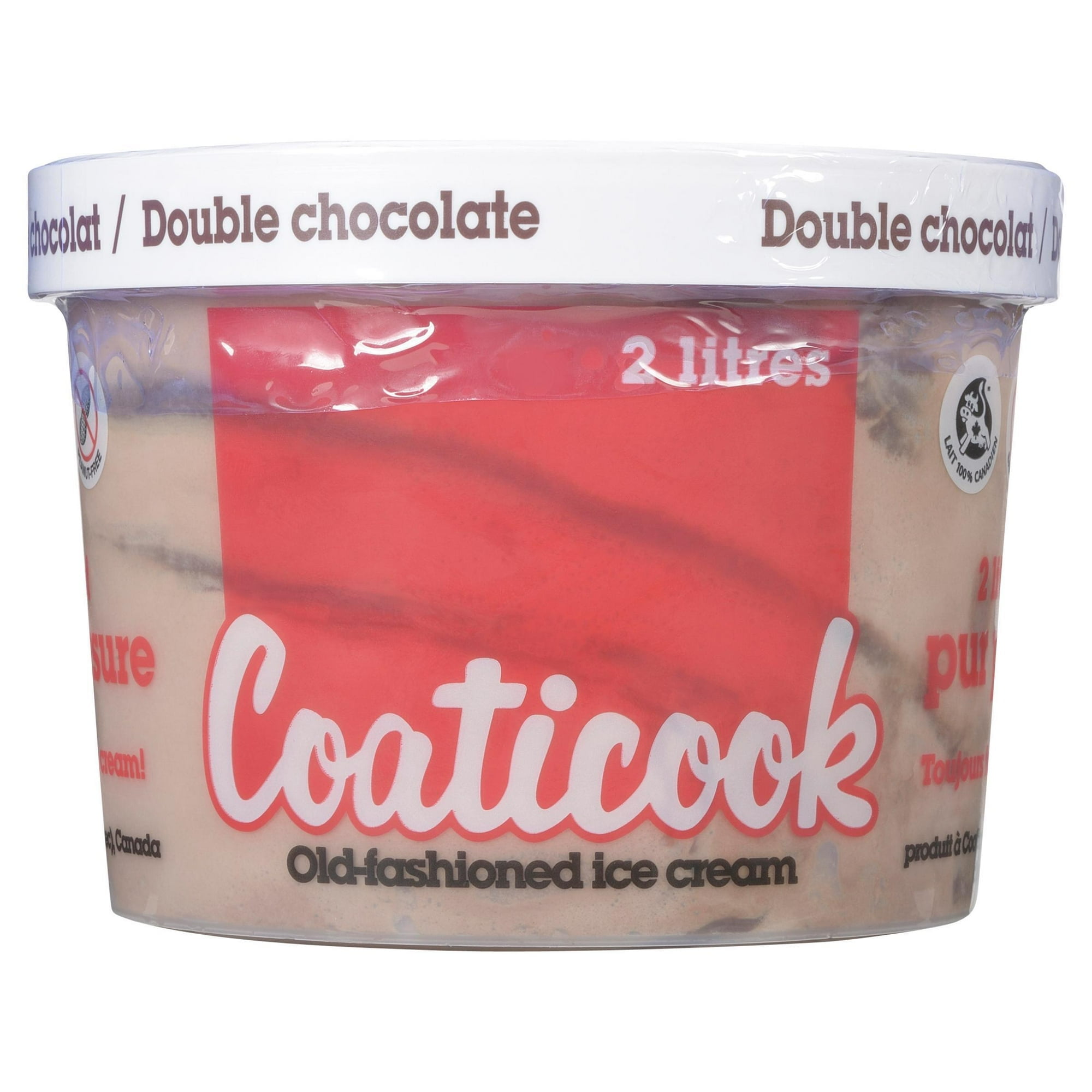 Coaticook Double Chocolate Ice Cream, 2 L
