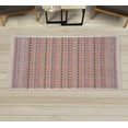 thumbnail image 1 of Ethnic Decorative Rug, Tribal Style Abstract Mesh Pattern of Oval Grid Motif Folkloric Artwork, Quality Carpet for Bedroom Dorm and Living Room, 6 Sizes, Dark Peach, by Ambesonne, 1 of 1