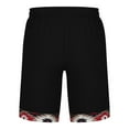 thumbnail image 5 of Iyufng Mens Shorts Athletic Men's Shorts,Men Casual Print Pocket Elastic Waist Straight Half Shorts Pants Sport Pants, 5 of 6