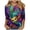 Purple#22, variant on Feancey Mardi Gras Shirts for Women Carnival 3/4 Sleeve T-shirt Mask Graphic Tees Novelty Party Blouses Loose Fit Casual Crewneck Tunic Tops Multicolor 3XL