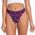 thumbnail image 1 of Balery Cute Crabs Tangas de Algodón para Mujer con Estampado – Ropa Interior Sexy, Transpirable, G-string-4X-Large, 1 of 6
