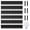 black, variant on 6 Pack 40" x 8" Galvanized Steel Landscape Edging, Hammer-in Metal Garden Border Edging with Corrugated Teeth, Heavy Duty Lawn Edging for Flower Beds & Pathways