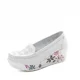 thumbnail image 3 of zapatos de plataforma de cuero para mujer, sandalias con cuña, zapatos informales para mujer, zapatos para madre, chanclas para mujer, zapatillas caladas de verano, 3 of 5