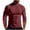 Red, variant on Jalioing Men's Long Sleeve Undershirts Solid Casual Mock Neck Thermal Shirts Comfy Stretchy Baselayer