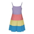 thumbnail image 6 of 11-12 Years Little Girls Dress Sleeveless Casual Twirl Dresses Print Sundress, 6 of 7