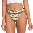 thumbnail image 1 of Balery Funny Chicken Tangas de Algodón para Mujer con Estampado – Ropa Interior Sexy, Transpirable, G-string-Medium, 1 of 6