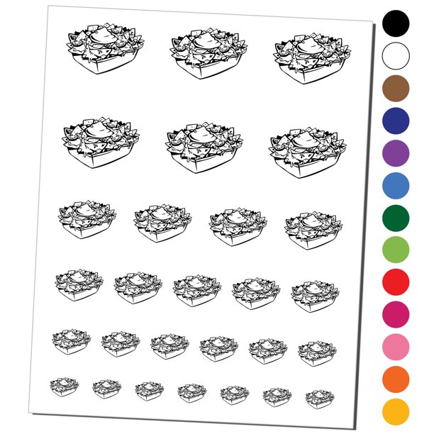 Nachos Tortilla Chips Mexican Food with Sour Cream Water Resistant