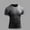 c01Gray, variant on Men's Compression Shirts Short Sleeve Athletic Workout T-Shirt Running Tops Cool Quick Dry Active Gym Undershirt Gray L