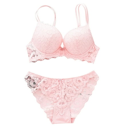 

JeashCHAT Sexy Lingerie for Women Sexy Lace Bra Female Underwire Lingerie Bras Underwear Set