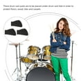 thumbnail image 4 of 6 Pcs Drum Pads Kit Rack Mats Practical Stand Protectors Drummer Accessories Practice Accessory, 4 of 6