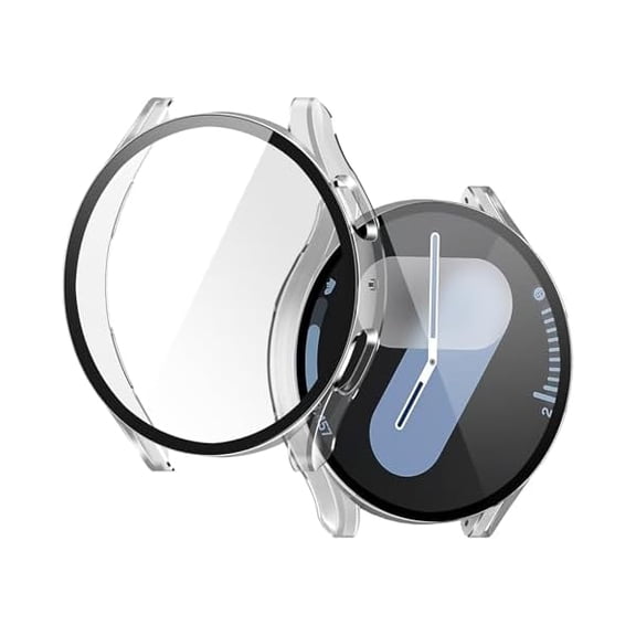 [2-Pack] for Galaxy Watch 7 Screen Protector, Tempered Glass with Samsung Watch 7 Screen Protector 40mm, High Sensitivity, Reliable Face Cover for Samsung Galaxy Watch 7 [2 Transparent]