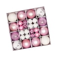 thumbnail image 3 of 44 Uds bolas de Navidad adornos adornos decoración de árbol de Navidad a granel bolas de Navidad decorativas de 3-6cm para festival de aniversario Rosa y, 3 of 8