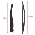 thumbnail image 3 of Rear Wiper Arm Blade Kit For Dodge Caravan Chrysler Town & Country 2008-2015, 3 of 11