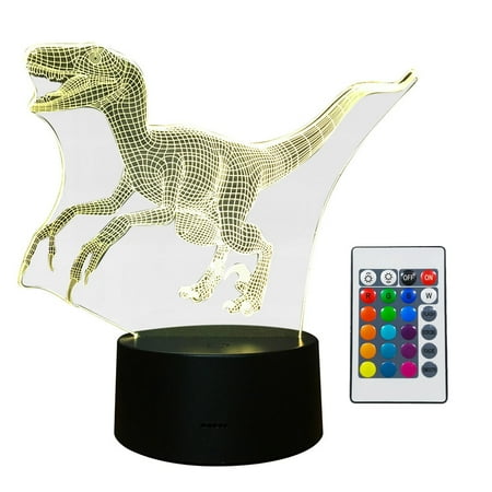 

SHENGXINY Home & Kitchen Supplies Clearance Children 3D Dinosaur Night Light 7 Color Variations Usb Dinosaur Night Light Children S Birthday Gift Home Decoration