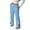 Sky Blue@GC@, variant on CONZONE Kids Boys Uniform Sweatpants Wide Leg Casual Pants for Child Elastic Waist Drawstring Side Slit Athletic Jogger Trousers with Pockets