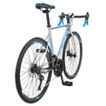 thumbnail image 5 of Gravel Bike Eurobike XC580 Road Bike Mens 54cm Frame Bicycle 700C*35C Wheels Commuter Bicycles Large Adult Silver-blue, 5 of 8